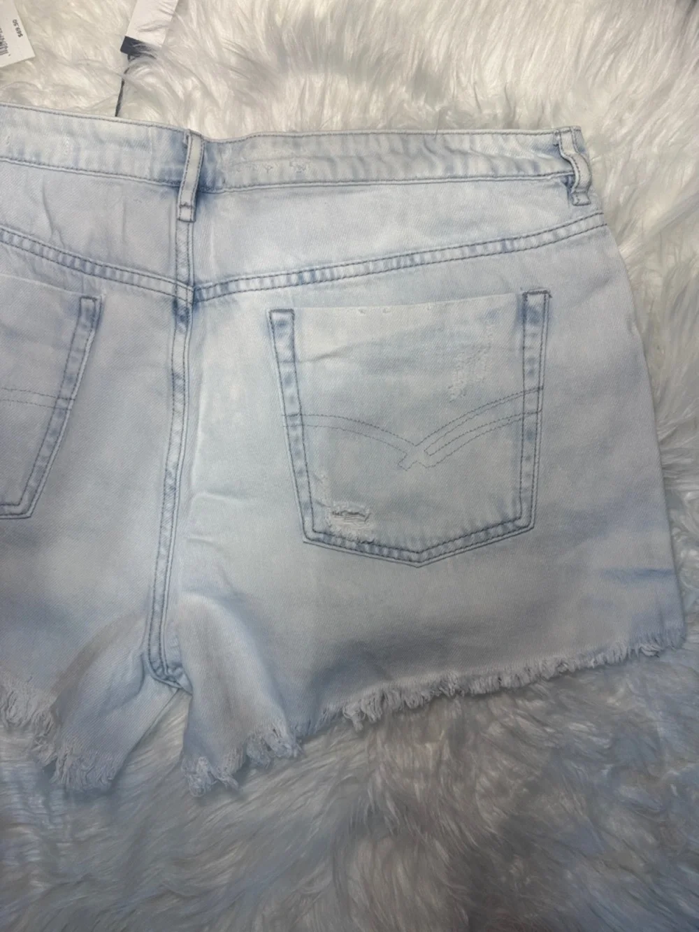 William Rast Women’s Pale Blue Denim Cutoff Shorts Size 32